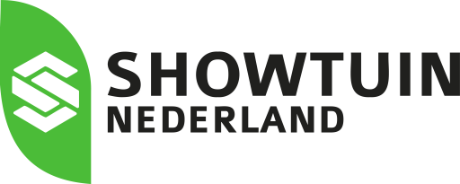 Het logo van Showtuin Nederland, uw hovenier voor in Zutphen